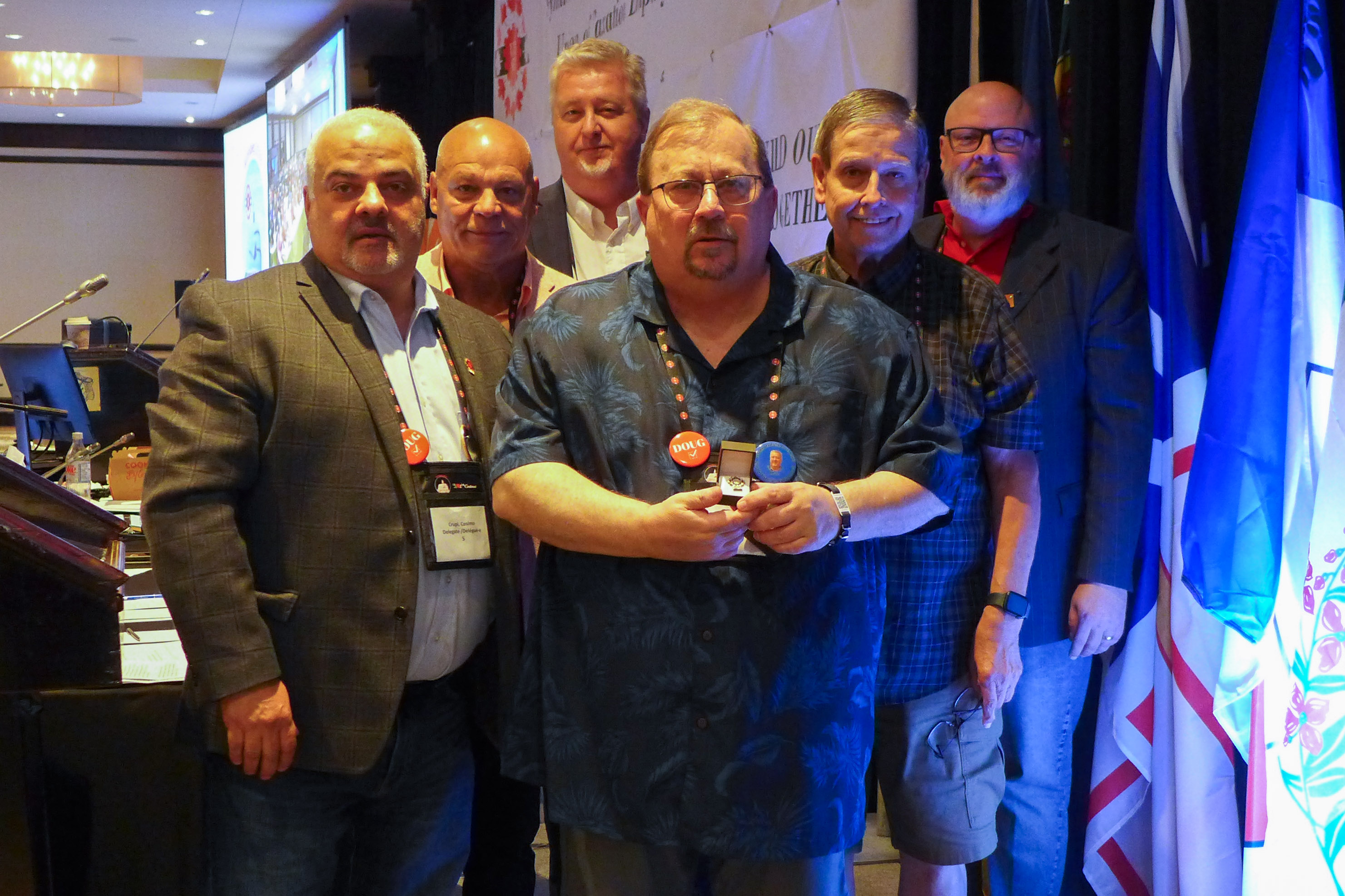 Greg Krokosh receives his 25 year pin