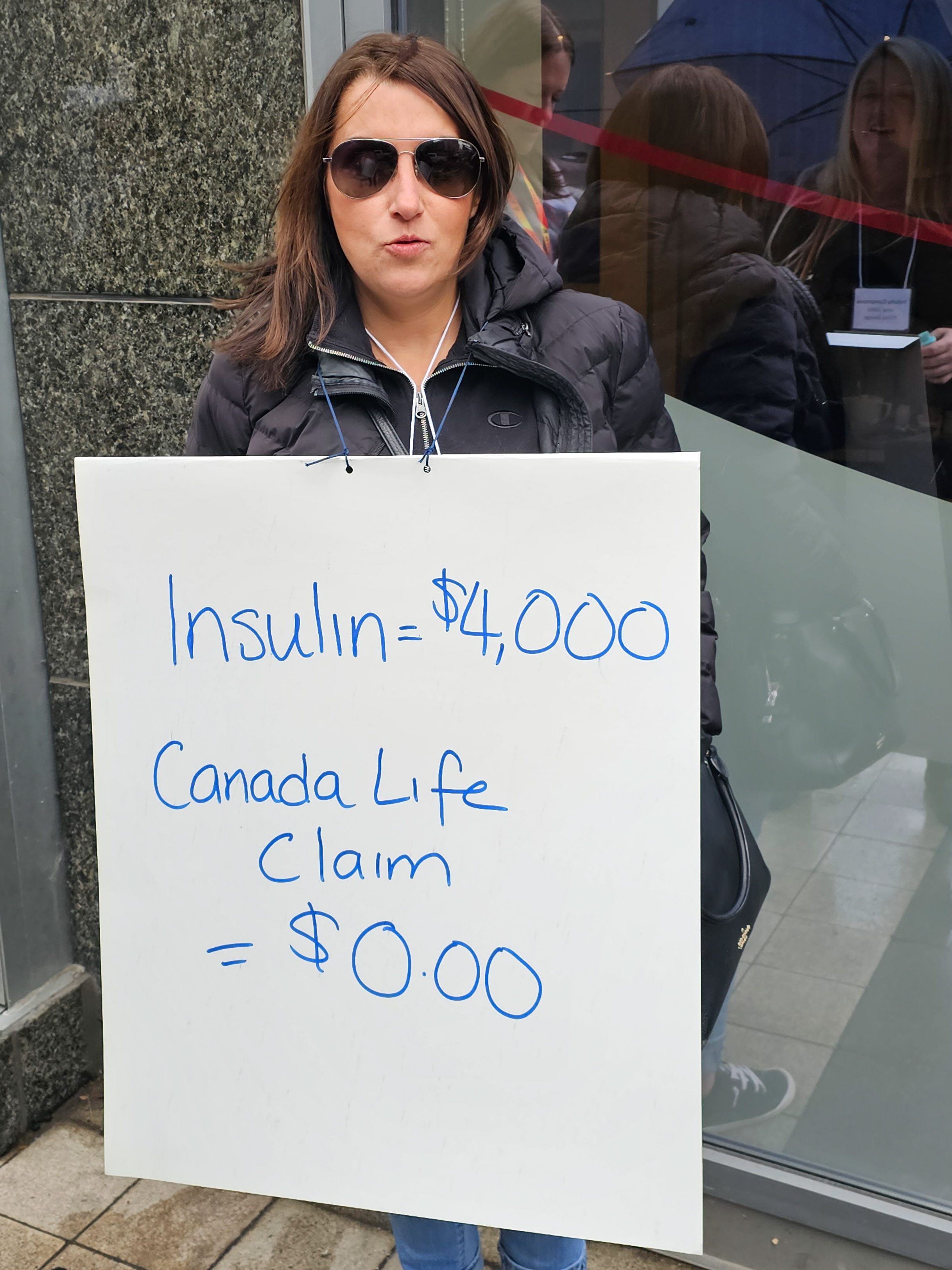 member with sign insulin $4000 Canada Life Claim = $0