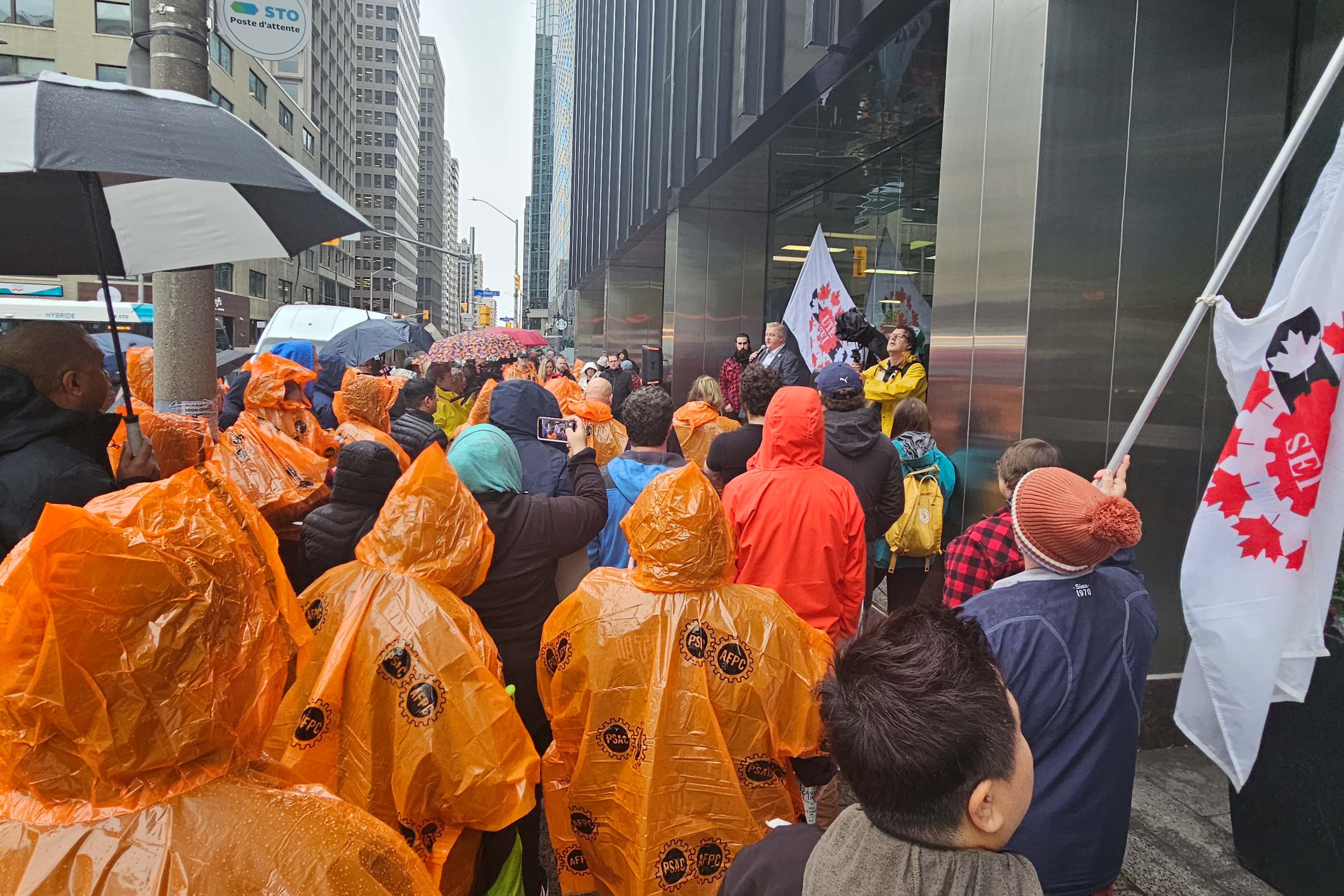 Canada Life Demonstration in Ottawa