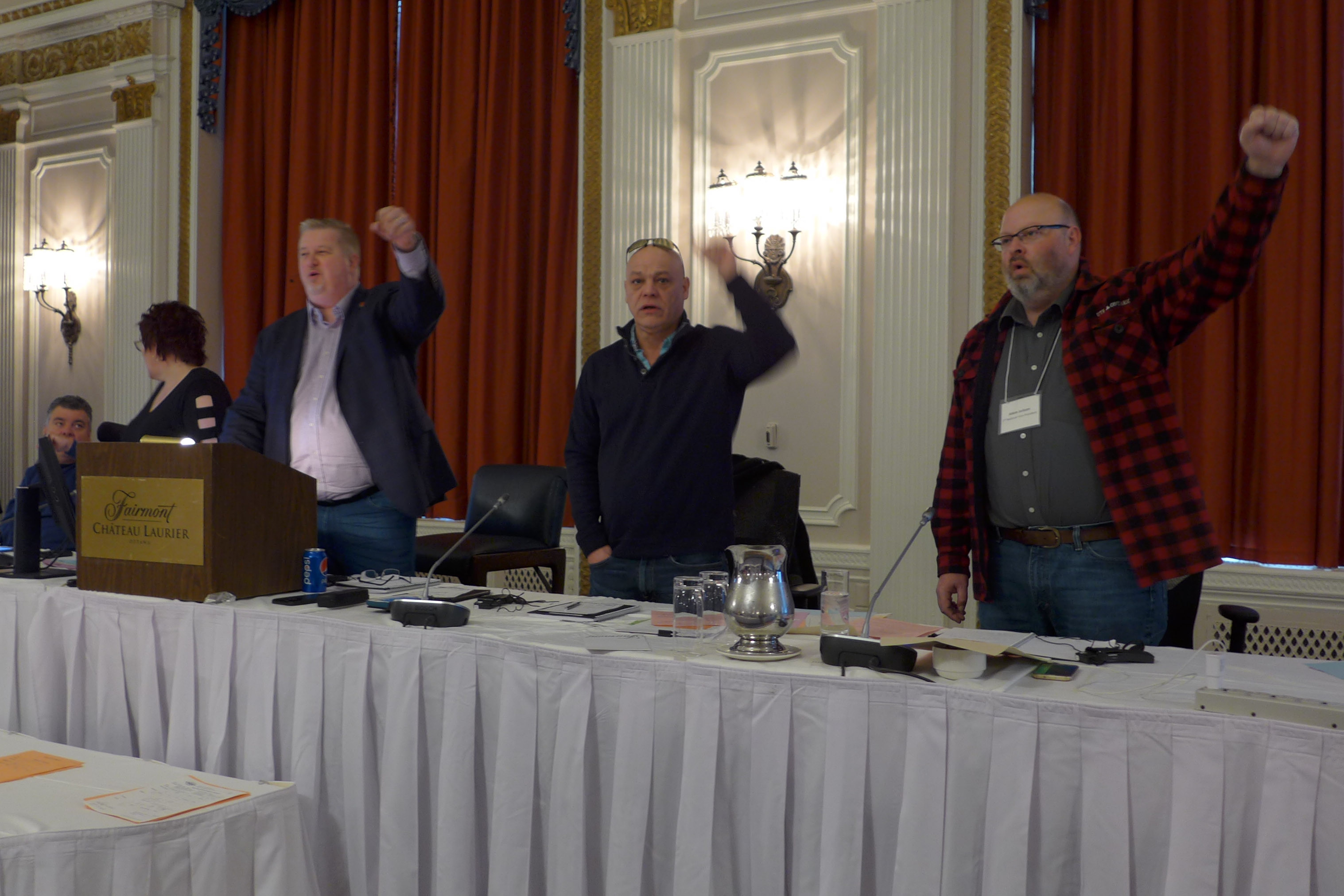 National President - Marc Brière, 1st National Vice-President - Doug Gaetz, 2nd National Vice-President - Adam Jackson