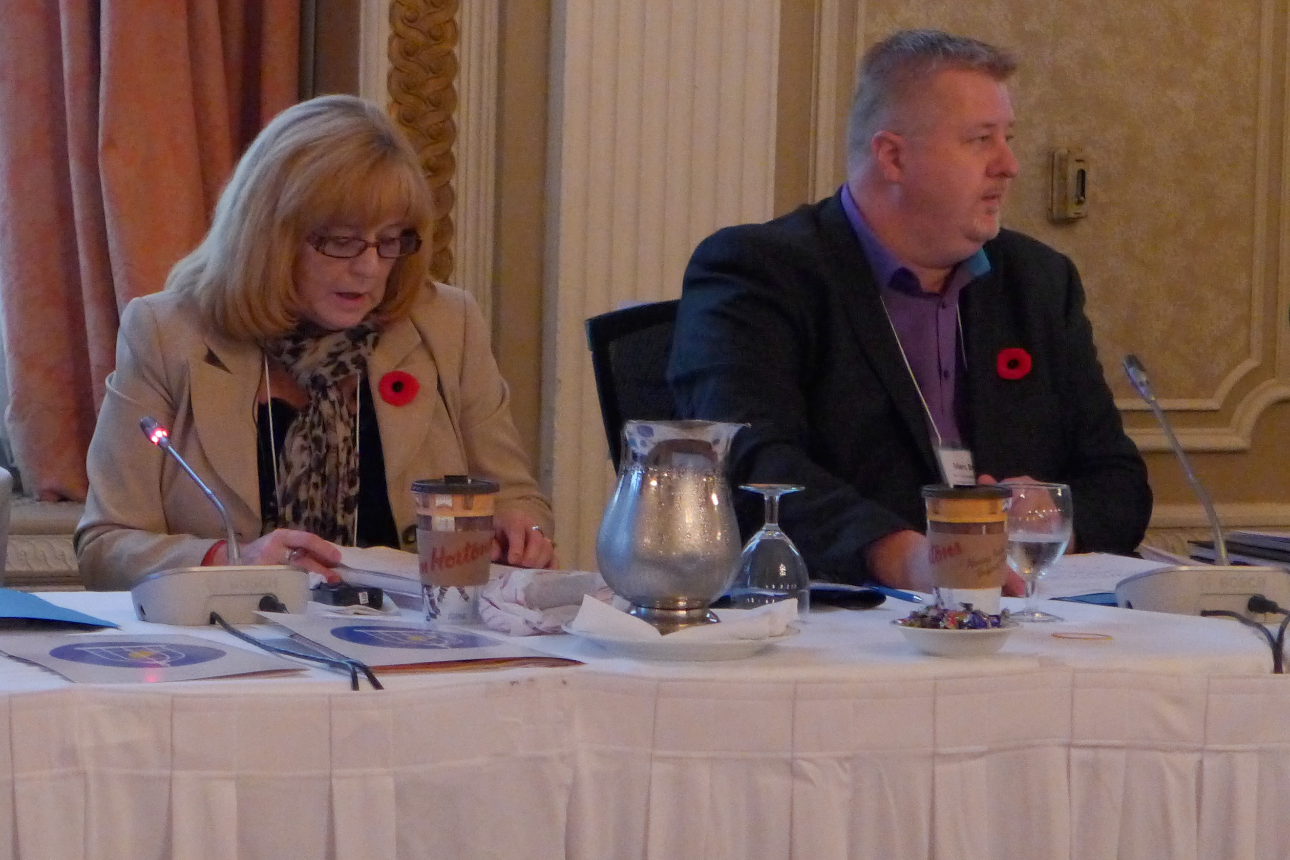 Debbie Ferguson and Marc Brière