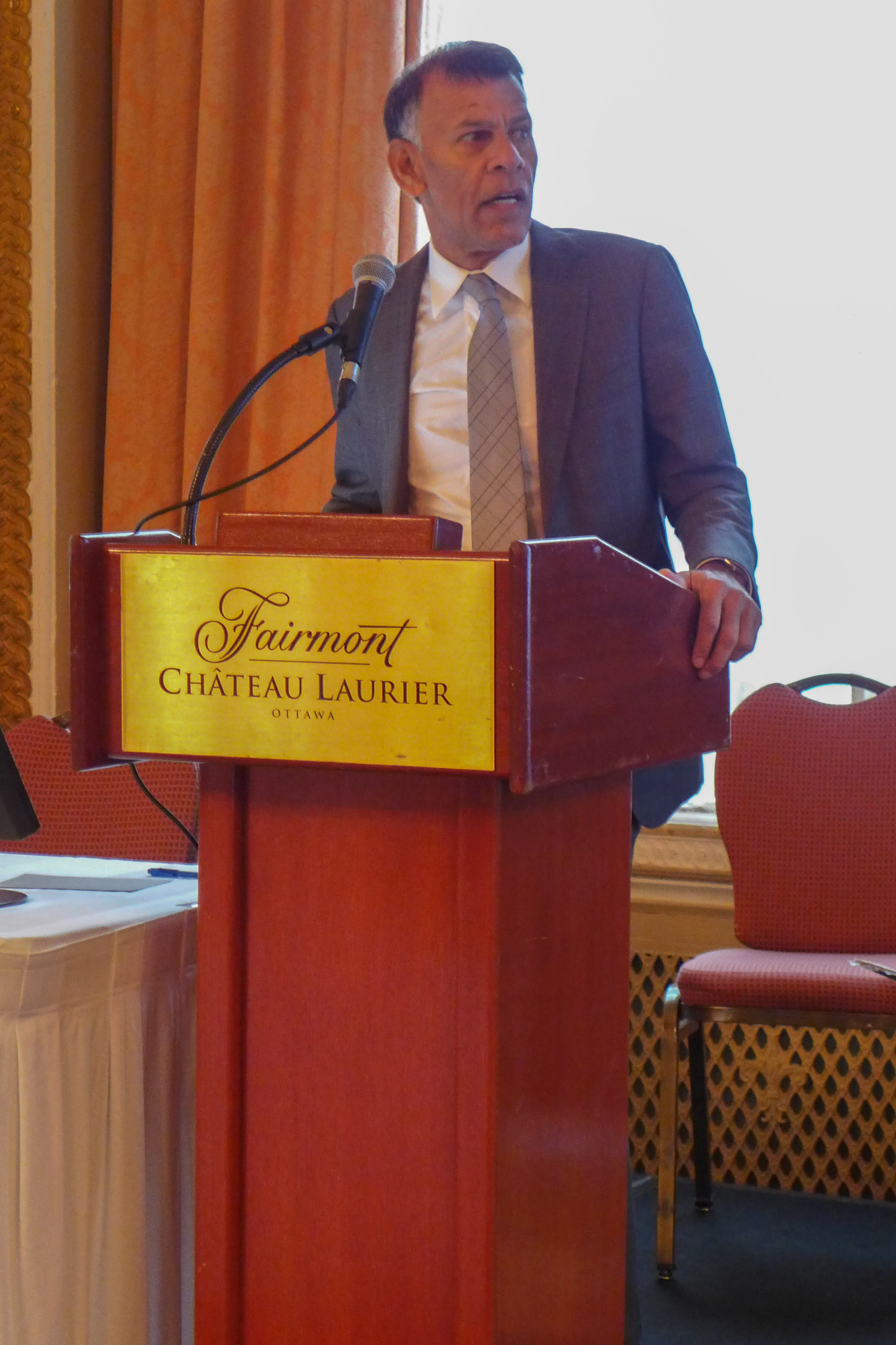 CLC President Hassan Yussuff