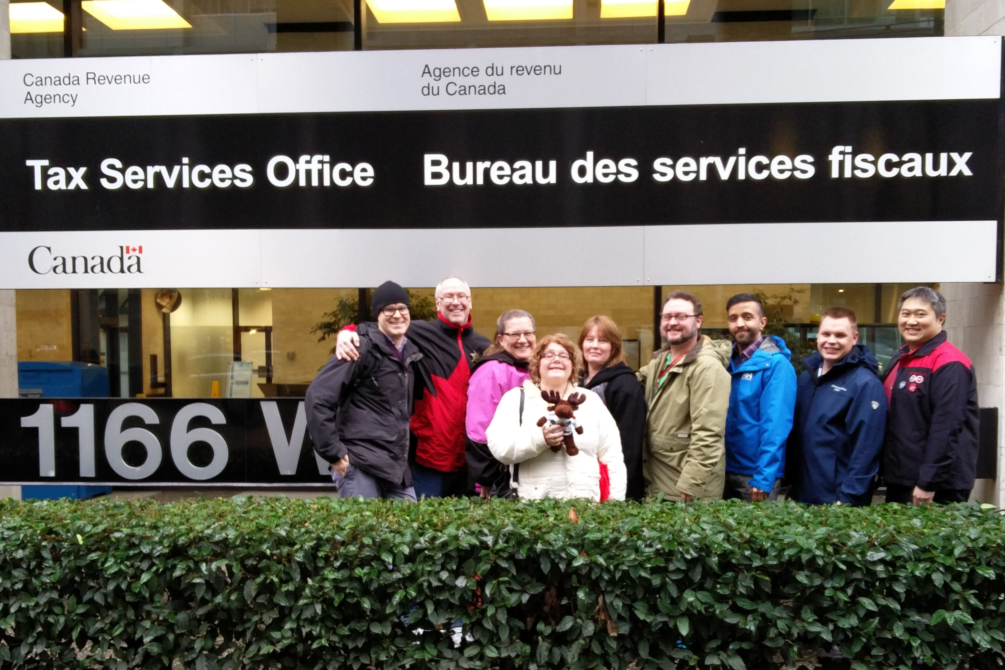 The UTE Moose dropped by the Vancouver TSO.