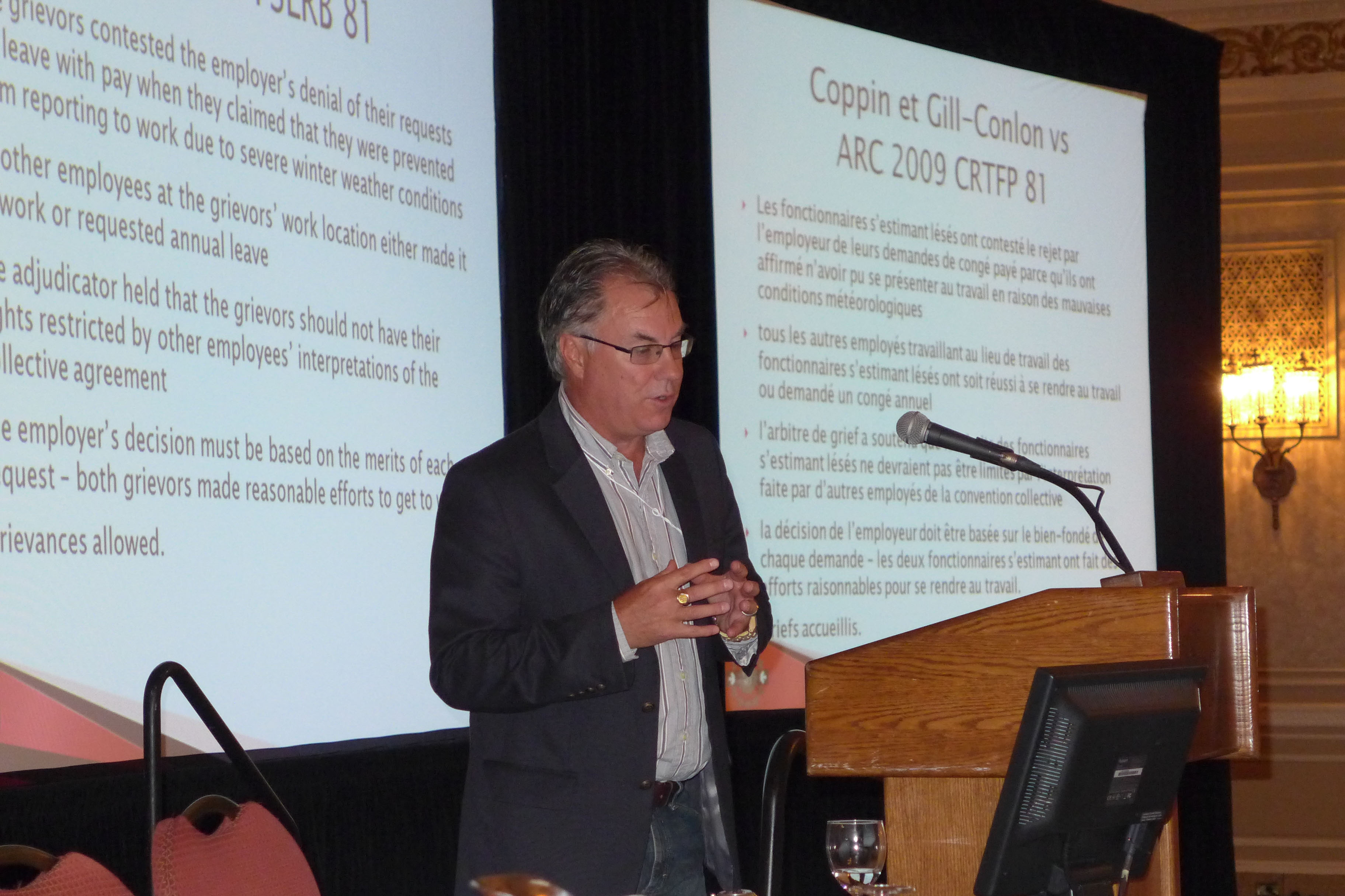 Kent MacDonald, Labour Relations Officer