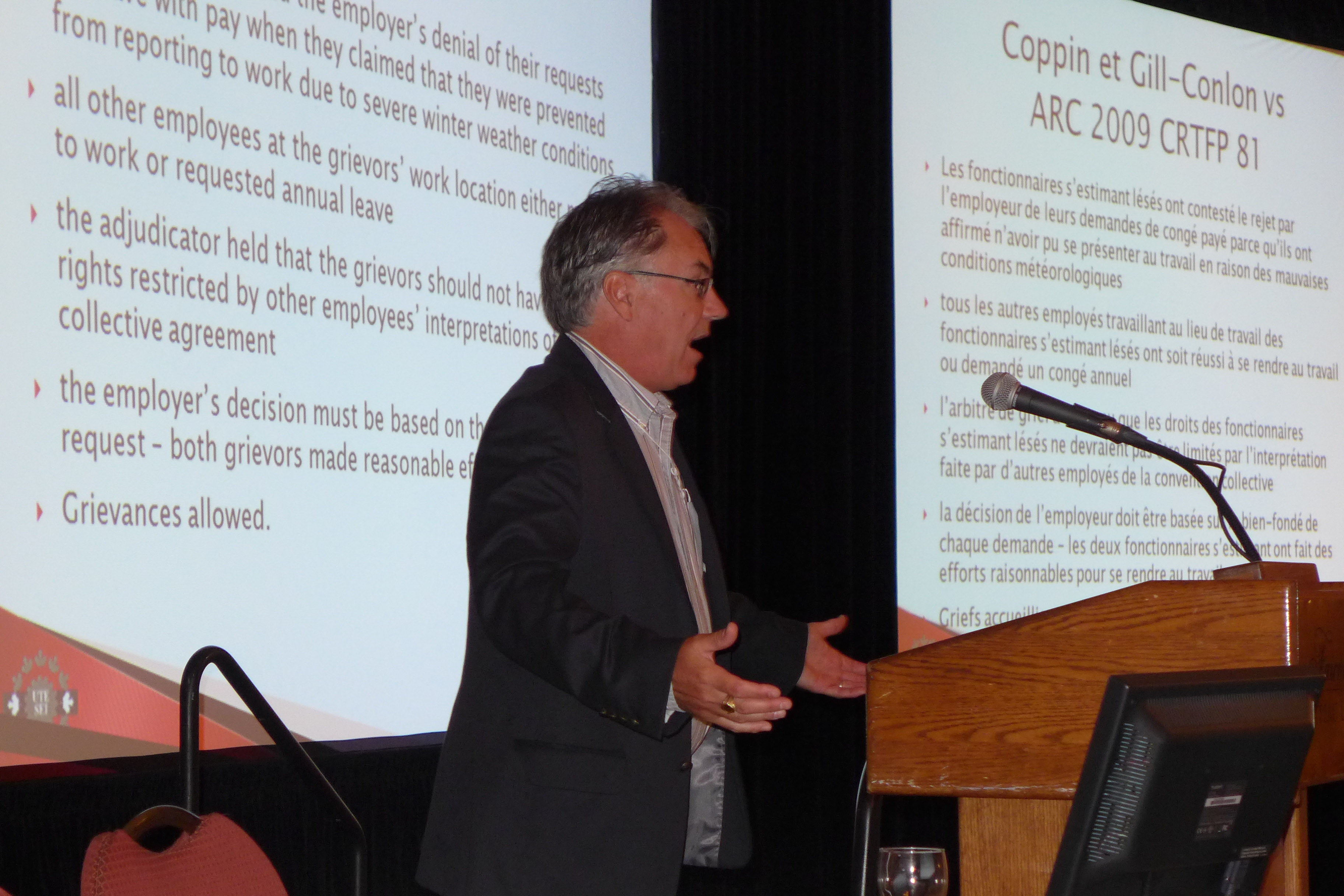 Kent MacDonald, Labour Relations Officer