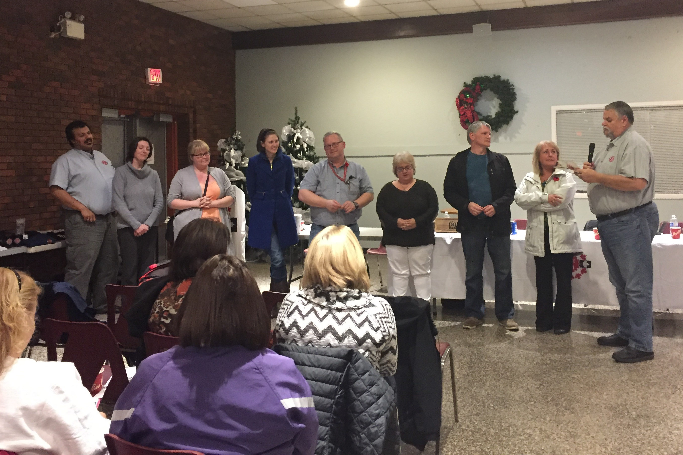 Swearing in of the newly elected executive members, UTE Local 90000