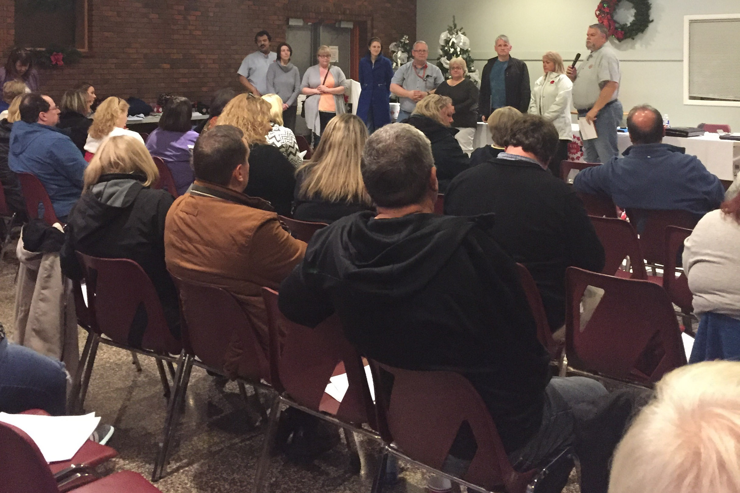 Members at the AGM