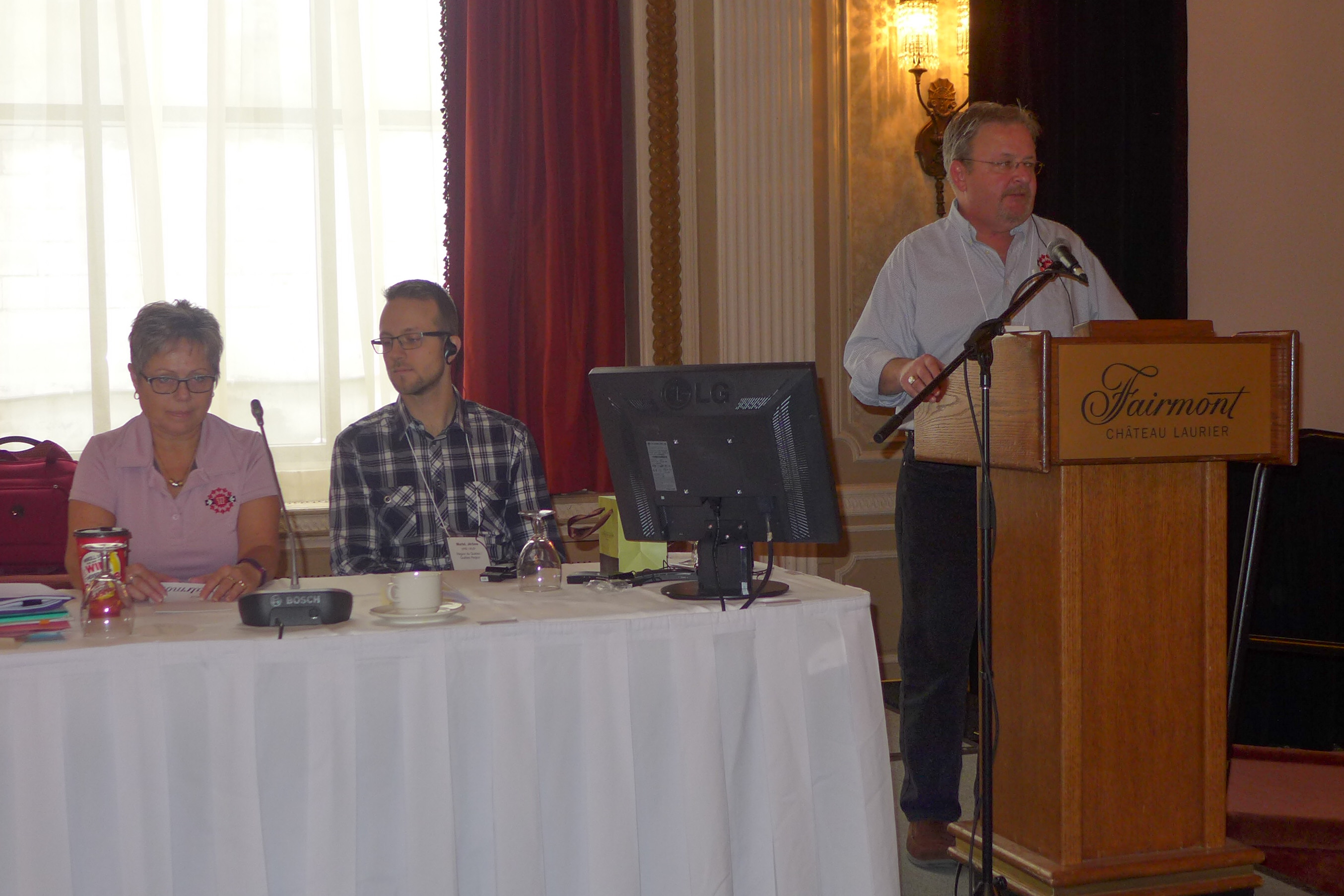 Gesine Campbell, Jérôme Martel, Wayne Little, Honours and Awards Committee