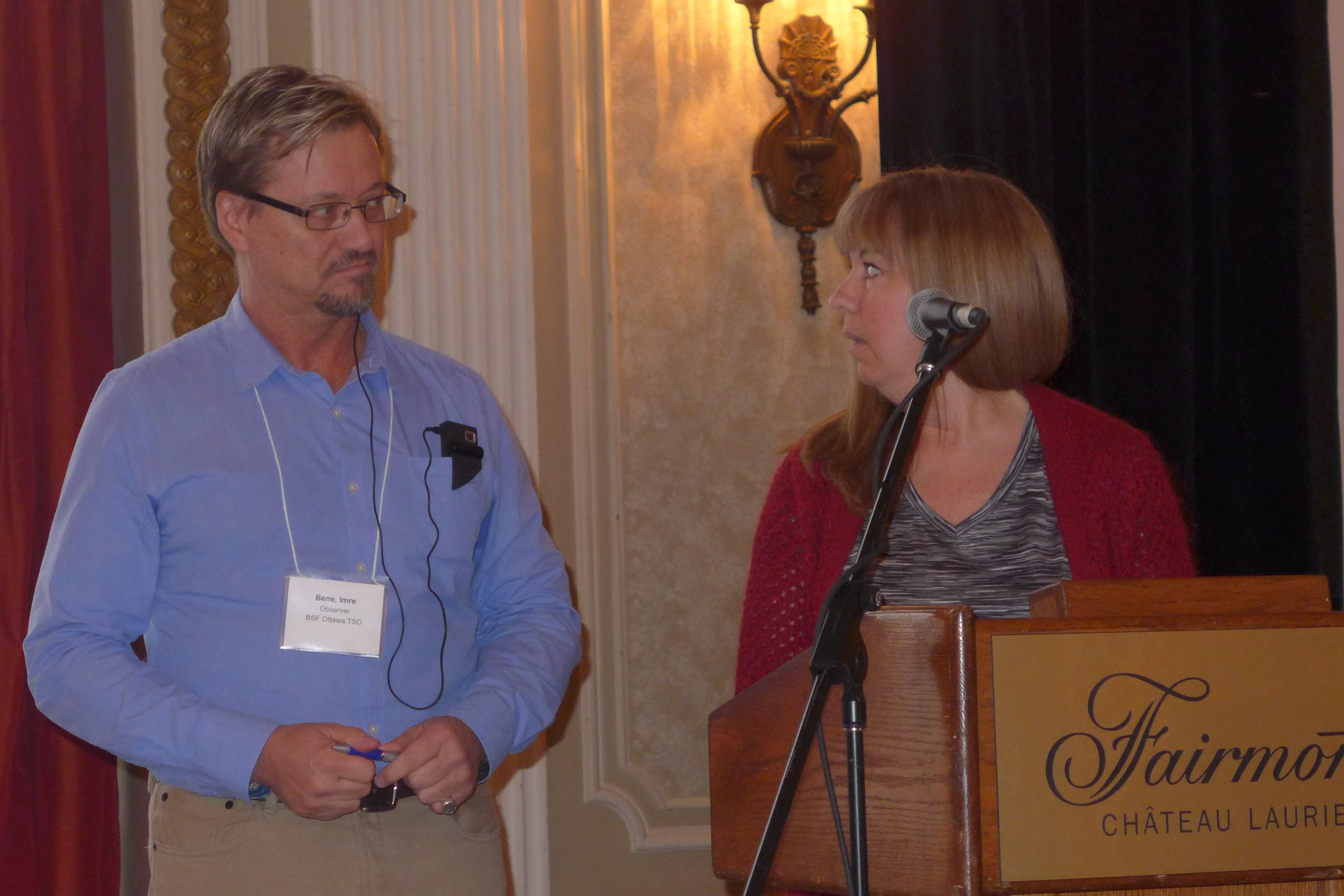 Imre Bene and Donna Blair, Convention Host Committee