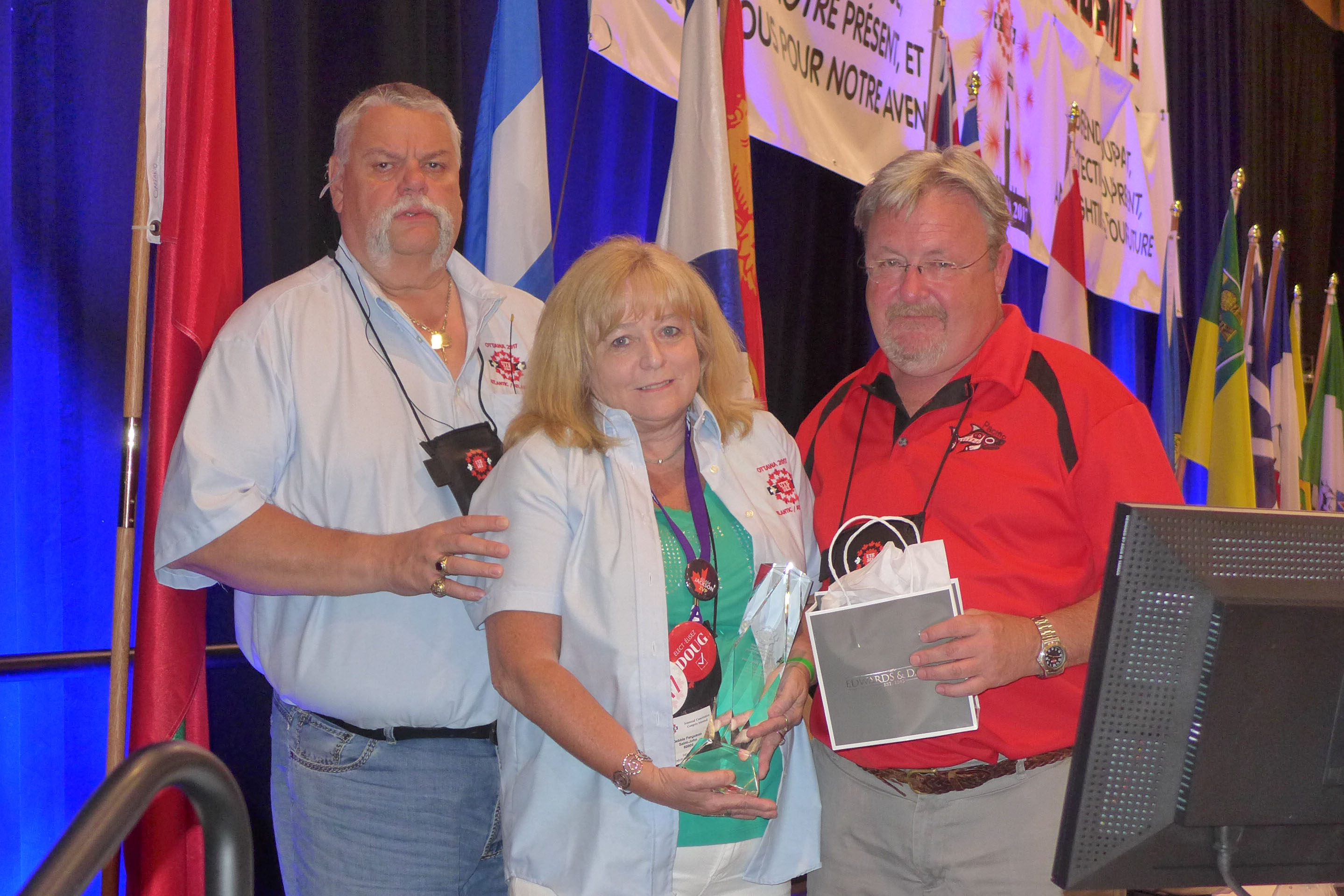 Debbie Ferguson receives the Life Member Award