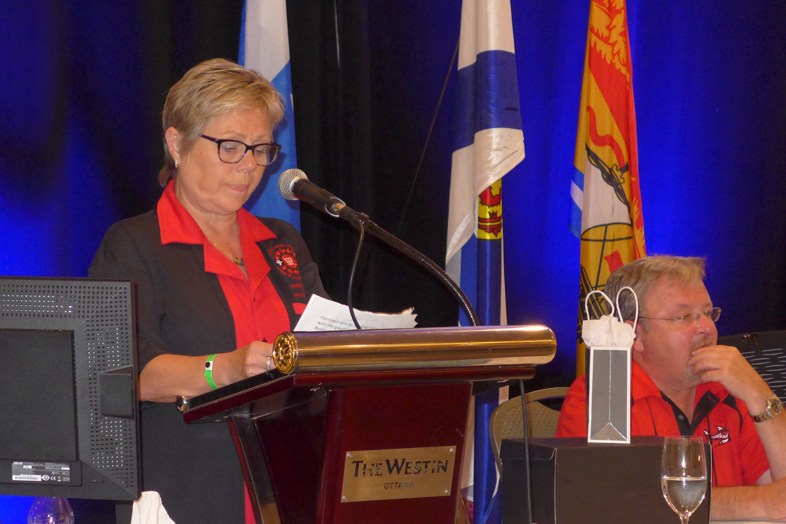 Gesine Campbell, member of the Honours and Awards Committee