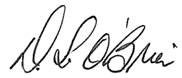 Shane O'Brien's signature