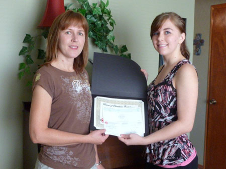 Monica Norlock and Casey Trader