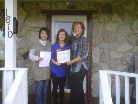 Denise, Karine Roy et Colette Fortin