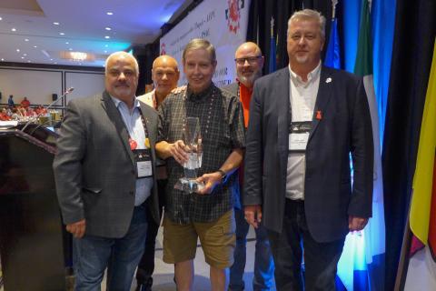 Cosimo Crupi, Doug Gaetz, Life Member - Gary Esslinger, Adam Jackson, Marc Brière