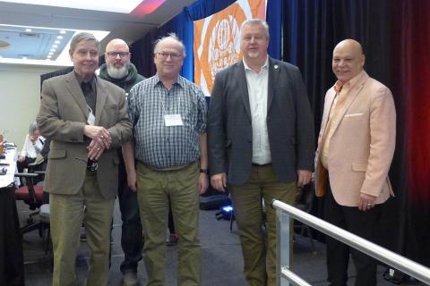 Richard Hyatt receives the Godfroy Côté Award